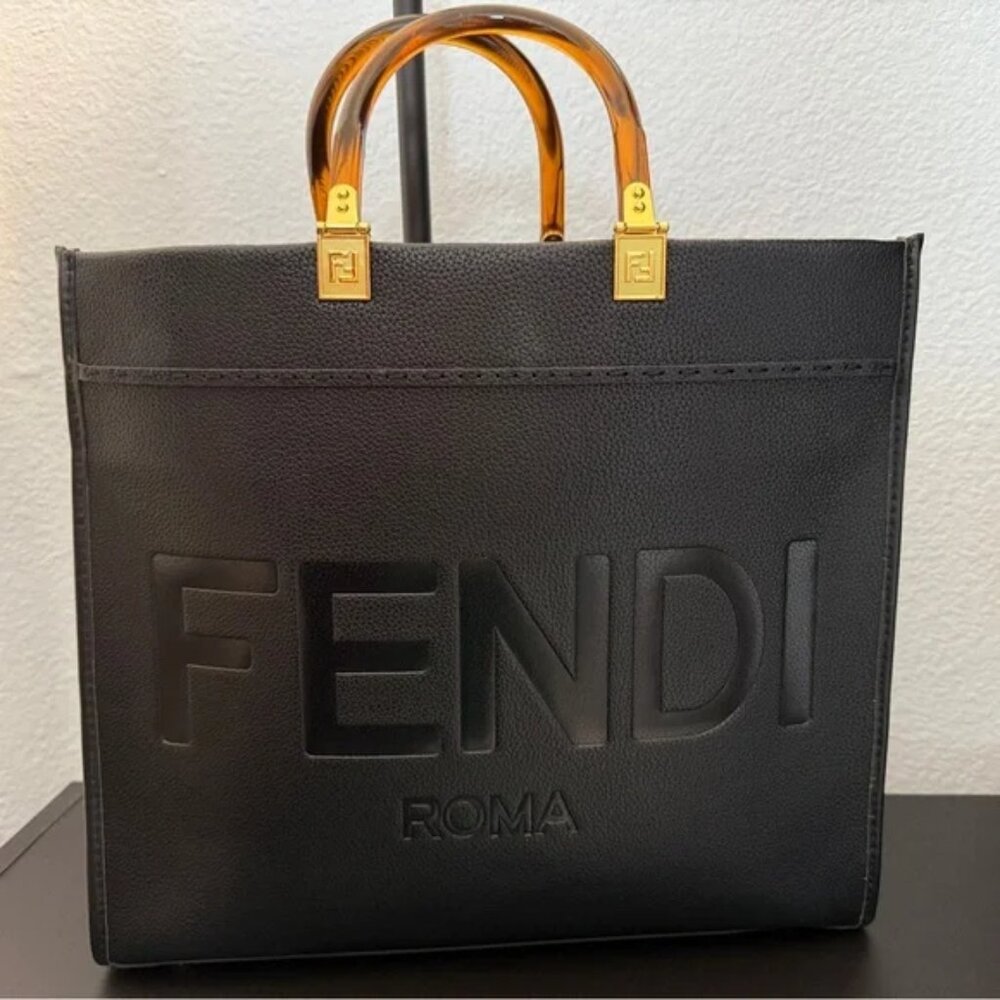 Gorgeous Black Tote Bag. Like New!